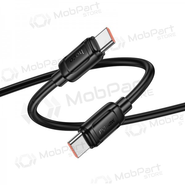 USB-C kabel Hoco X115 USB-C na USB-C 1 m 240 W černý