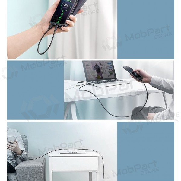 USB kabel Ugreen US287 USB to USB-C 3A 1.0m černá