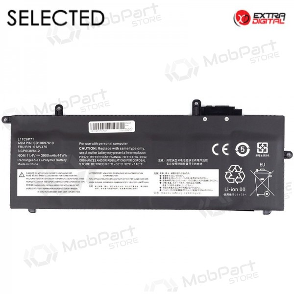 LENOVO 01AV470, 3900mAh baterie do notebooku, Selected