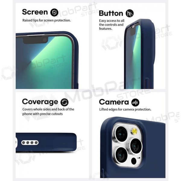 Obal Apple iPhone 16 Pro Max - Mercury Soft Feeling (tmavě modrý)