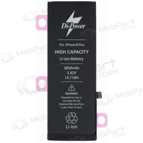 Baterie Apple iPhone 8 Plus, akumulátor Di-Power 3850 mAh (zvýšená kapacita)