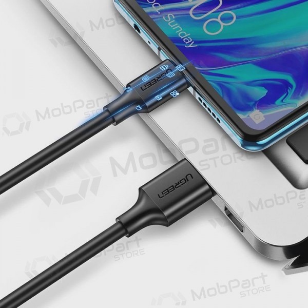 USB-C kabel Ugreen US184 USB-A na USB-C 1 m USB 3.2 Gen1 3 A černý