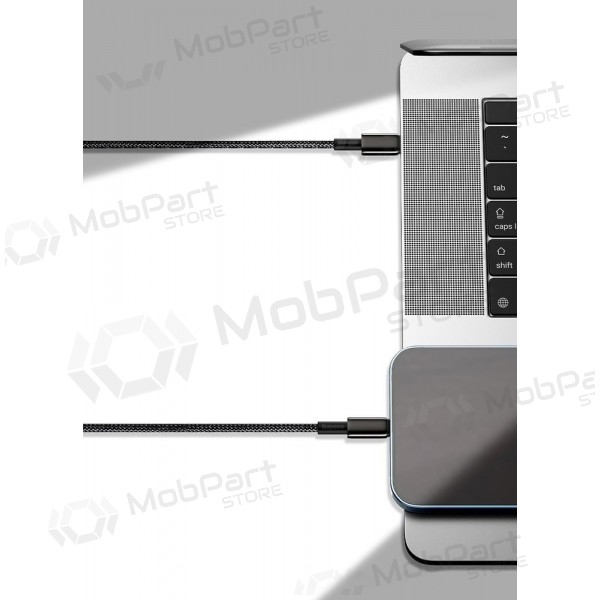 Lightning kabel Baseus Tungsten CATLWJ-01 USB-C na Lightning 1 m PD 20 W černý