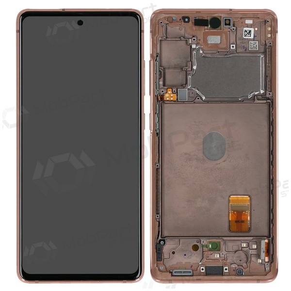 Samsung Galaxy S20 FE displej (Cloud Orange) (s rámem) (originál)