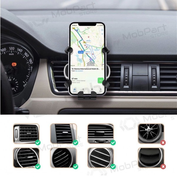 Automobilový držák telefonu Ugreen LP228 do ventilační mřížky 360°