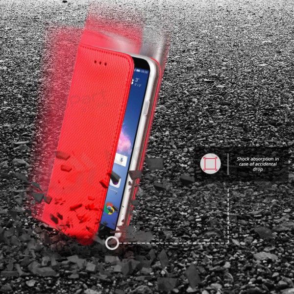 Obal Apple iPhone 13 -Smart Magnet- (červený)