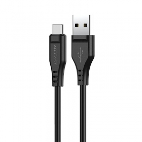 USB-C kabel Acefast C3-04 USB-A na USB-C 1.2 m černý