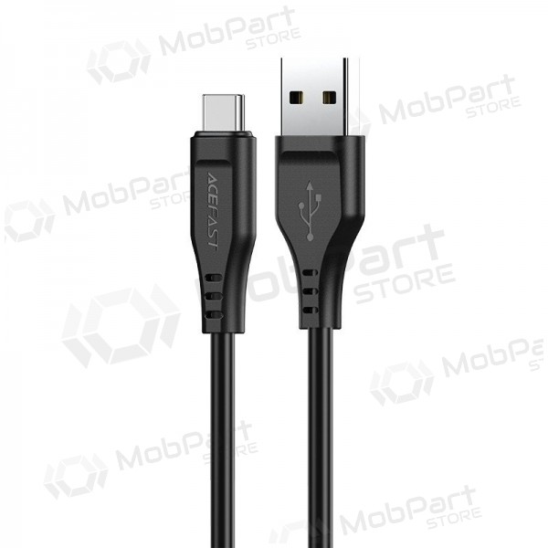 USB kabel Acefast C3-04 USB-A to USB-C 1.2m černá