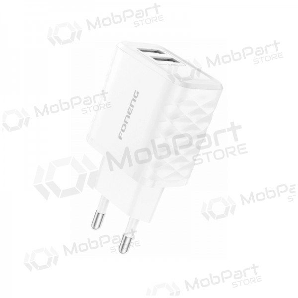 Nabíječka telefonu Foneng EU53 12 W USB-A bílá.