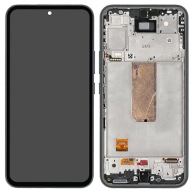 Samsung Galaxy A54 5G displej (grafitas) (s rámem) (originál)