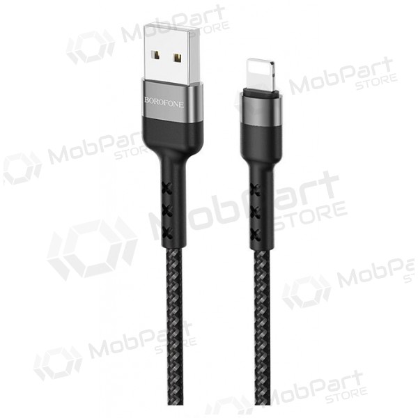 USB kabel Borofone BX34 Lightning 1.0m (černá)