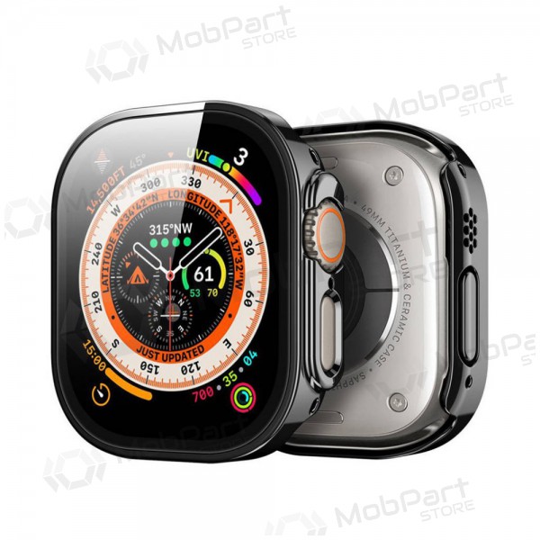 Apple Watch Ultra 49mm LCD ochranné sklo / obal - Dux Ducis Hamo (černý)