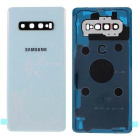 Samsung G975 Galaxy S10 Plus zadní kryt baterie bílý (Prism White) (použitý grade A, originál)