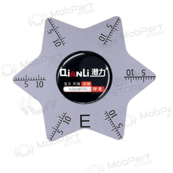 Kovový nástroj na demontáž telefonů QIANLI E (Pentagrama)