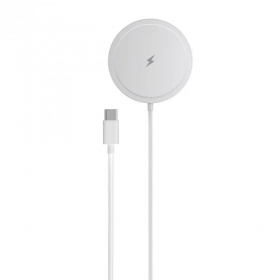 Bezdrátová nabíječka MagSafe Blue Star Charing Pad 15 W s kabelem USB-C bílá