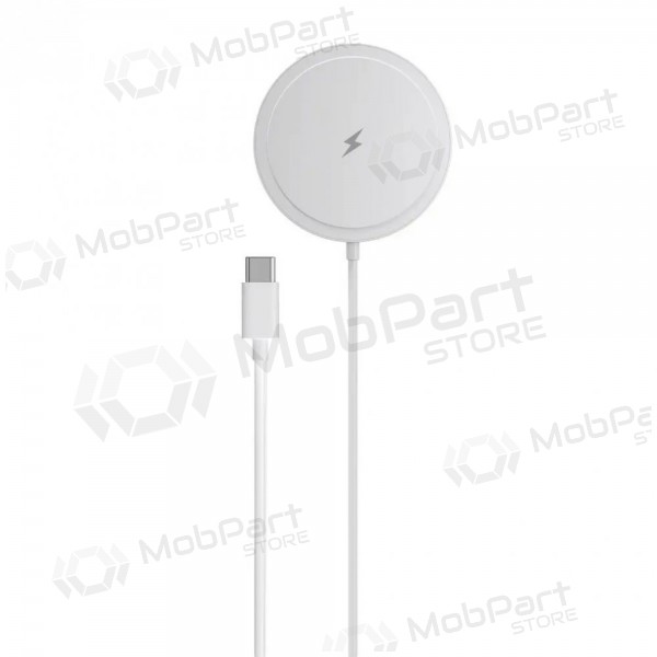 Bezdrátová nabíječka MagSafe Blue Star Charing Pad 15 W s kabelem USB-C bílá