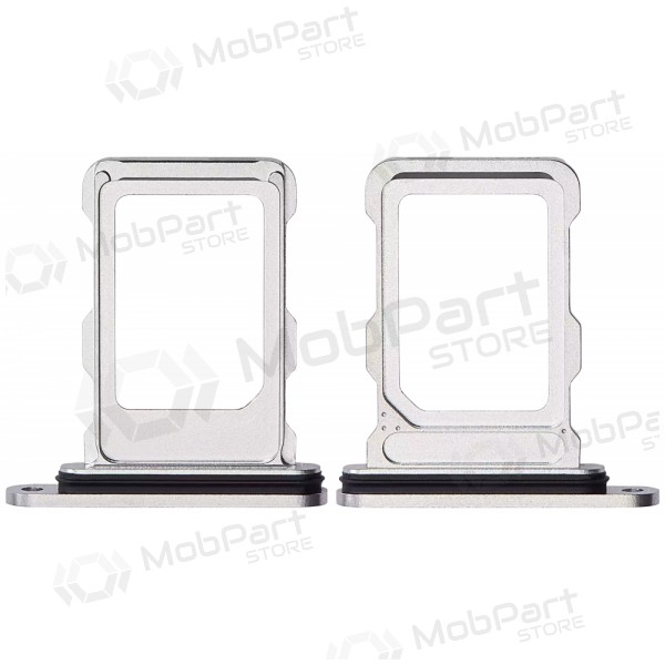 Držák SIM karty pro Apple iPhone 16 Pro, 16 Pro Max (bílý)
