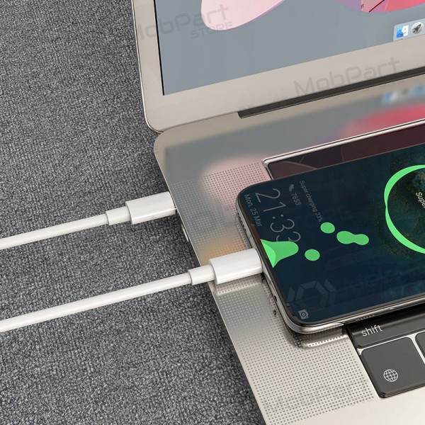 USB kabel Hoco X51 Type-C - Type-C 20V 5A 100W 1.0m (bílý)
