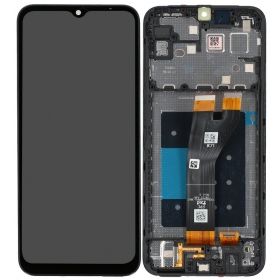 Samsung Galaxy A14 5G displej (černá) (s rámem) (originál)
