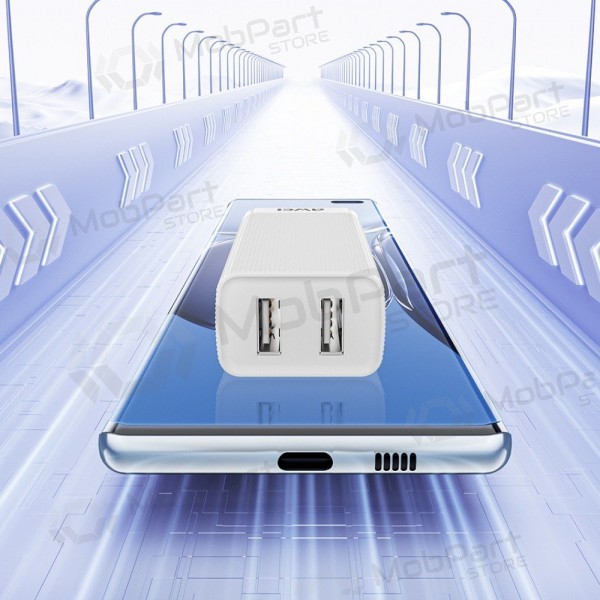 Nabíječka Awei C15-EU 2xUSB-A 10W bílý