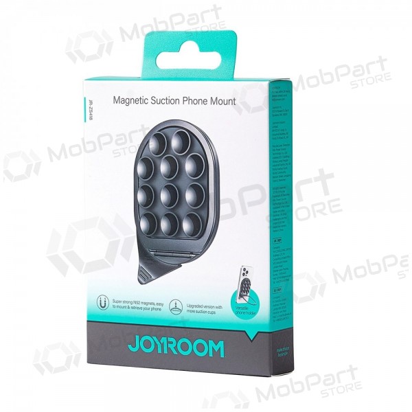 Magnetinis telefono laikiklis su siurbtukais Joyroom JR-ZS418 černá