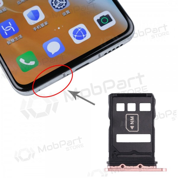 Huawei P40 SIM držák karty zlatý (Blush Gold)