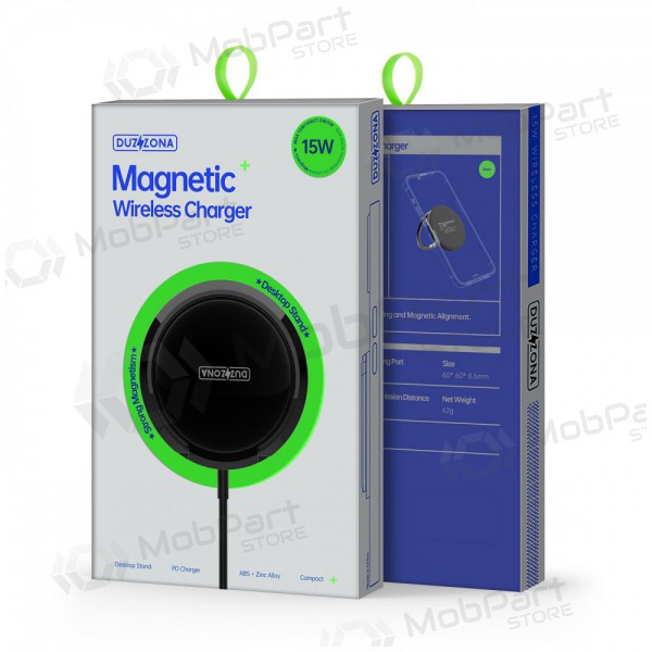 Nabíječka bezdrátový DUZZONA W1 MagSafe 15W (černá)
