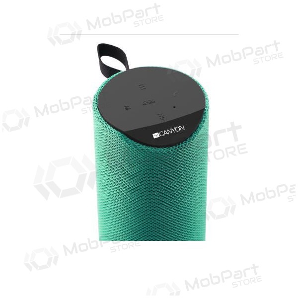 Bluetooth přenosný horní reproduktor CANYON CNS-CBTSP5 (MicroSD,AUX,BT V5.0,1200mAh) (zelený)