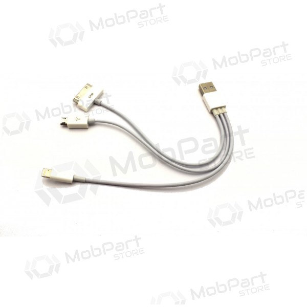 USB nabíjecí adaptér 4in1 (microUSB-TAB-5G)
