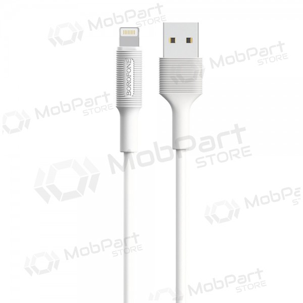 USB kabel Borofone BX1 Lightning 1.0m (bílý)