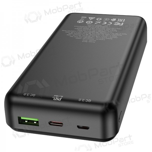 Externí baterie Power Bank Hoco J87A Type-C PD 20W+Quick Charge 3.0 20000mAh černá