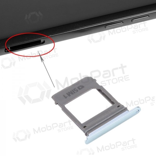 Samsung A520F Galaxy A5 2017 SIM držák karty (2ks) (modrý) (originál)