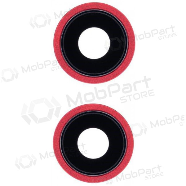 Apple iPhone 13 sklo kamery (2ks) (červené) (s rámem)