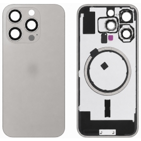 Zadní kryt pro Apple iPhone 16 Pro (šedý) (Premium)