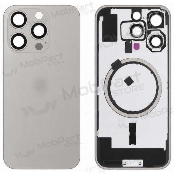 Zadní kryt pro Apple iPhone 16 Pro (šedý) (Premium)