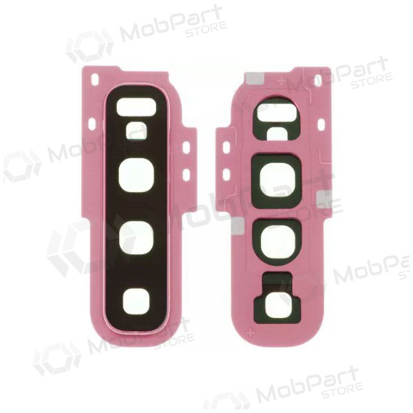 Samsung Galaxy S10 sklo kamery (růžový)