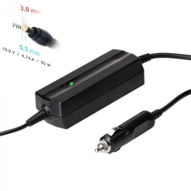 Automobilinis nešiojamojo kompiuterio pakrovėjas Akyga AK-ND-37 (19V / 4.74A 90W 5.5 x 3.0mm + pin) SAMSUNG 1.2m