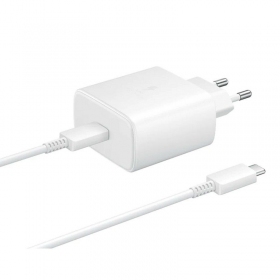 Nabíječka Samsung EP-TA845 45W + Type-C kabel 25W bílý