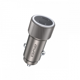 Nabíječka do auta Awei C-858 33W 2xUSB-C černá