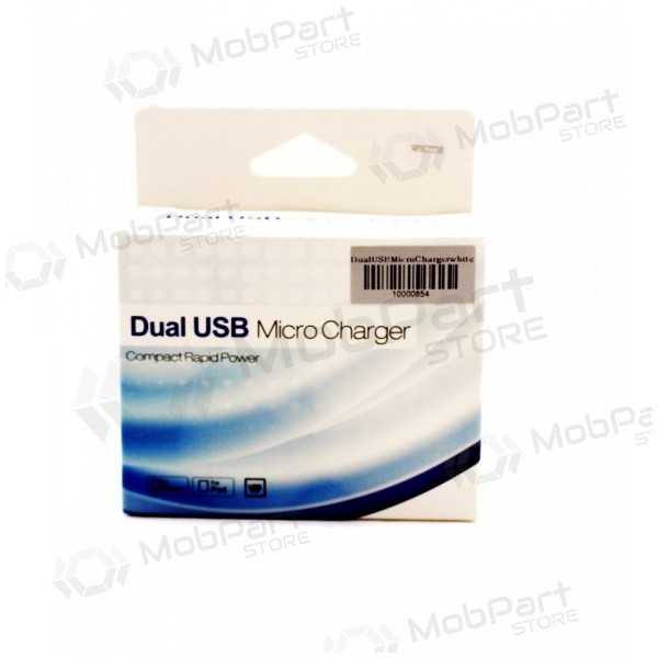 Nabíječka do auta (USB) (big/long) bílý (0.6A)