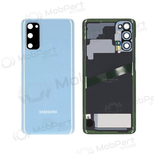 Samsung G981F / G980 Galaxy S20 zadní kryt baterie (Cloud Blue) (použitý grade B, originál)