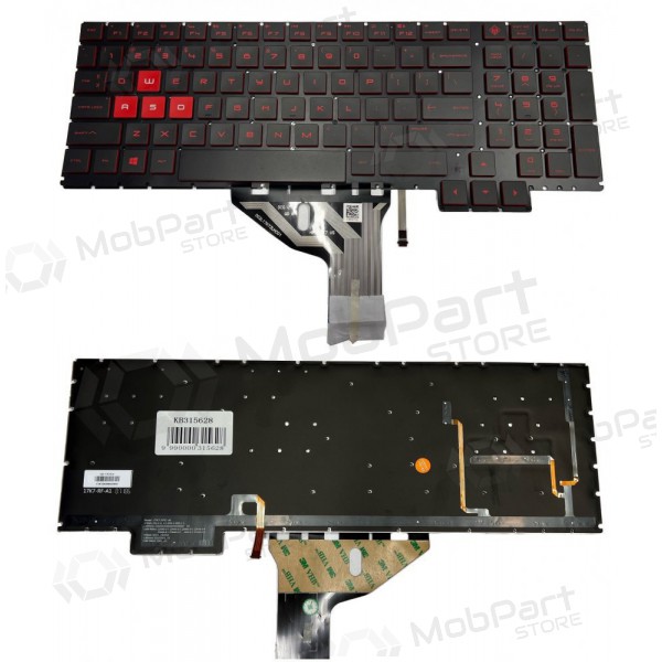 HP Omen 15-ce016na klávesnice (US) (s osvětlením)