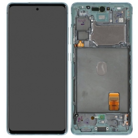 Samsung Galaxy S20 FE displej (Cloud Mint) (s rámem) (originál)