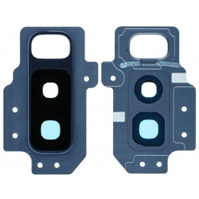 Samsung Galaxy S9+ sklo kamery (modrý)