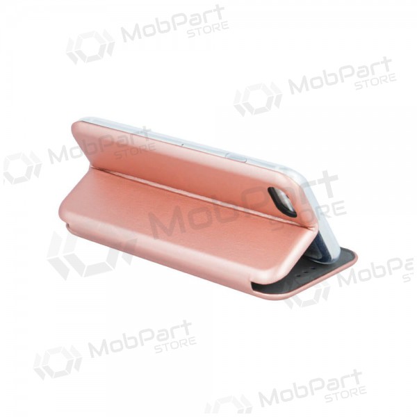 Apple iPhone 12 / 12 Pro obal -Book Elegance- (růžový / zlatý)