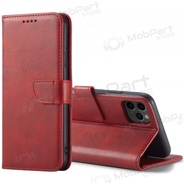Obal Apple iPhone 16e -Wallet Case- (červený)