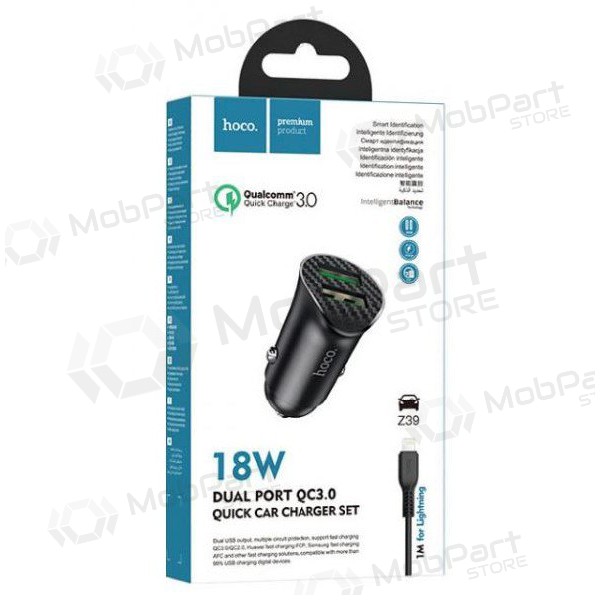 Nabíječka do auta HOCO Z39 USB + 