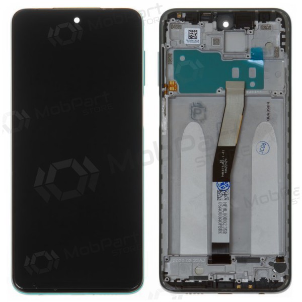 Xiaomi Redmi Note 9S displej (modrý) (s rámem) (service pack) (originál)