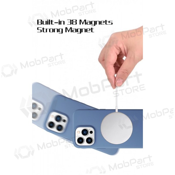 Pouzdro / kryt HDD Silicone MagSafe Case Samsung S911 S23 5G růžový