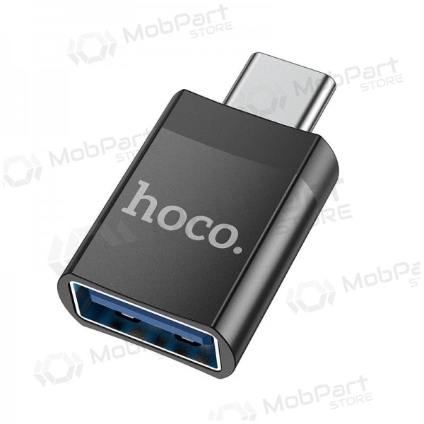 USB-C adaptér Hoco UA17 z USB-C na USB-A černý